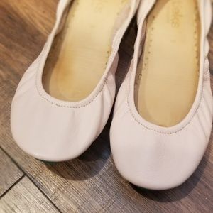 Tieks leather ballet flat pink blush colored